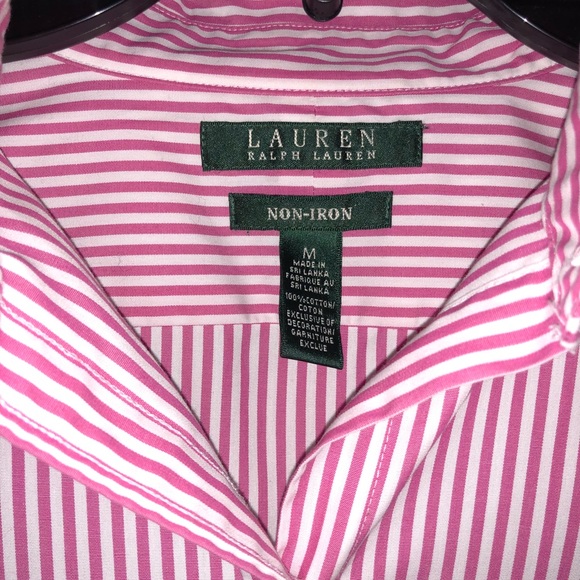 Pink white polo shirt - Picture 3 of 4